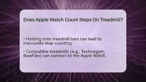 Does Apple Watch Count Steps On Treadmill? - Talking Tech Trends