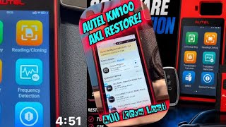 Autel KM100 All Keys Lost ALK Restored!!🔥🔥🦸