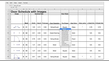 Vectorworks 2016 New Features - Database Worksheet Improvements
