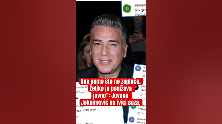 Ona samo što ne zaplače, Željko je ponižava javno“: Jovana Joksimović na ivici suza