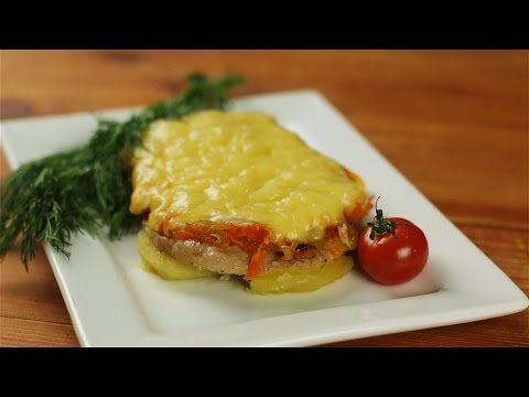 Видео рецепт Мясо по-французски в фольге
