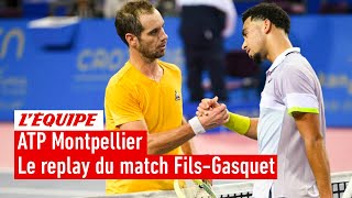 ATP Montpellier - Le replay de la qualification d'Arthur Fils (163e mondial) contre Richard Gasquet