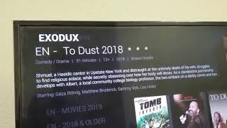 ExoTV Android IPTV App for Exodux Boxes development: Continue improving VOD general info display. screenshot 2
