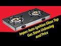 Impex Auto Ignition Glass Top - Gas Stove - impex migo gas stove Unboxing and Price