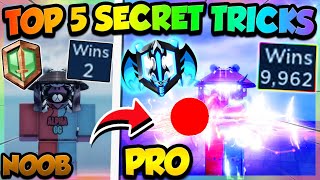 TOP 5 *SECRETS* to BECOMING A PRO in BLADE BALL!! (Roblox)