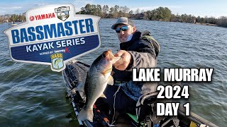 Bassmaster Kayak Series Lake Murray 2024: Day 1