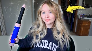 DYSON AIRWRAP TUTORIAL FOR PERFECT HAIR ✨ | daily vlog #204
