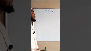 Prove that eˡⁿˣ = x