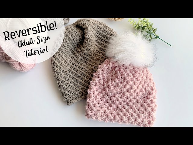 How to Crochet Hat for Beginners Free Pattern Adult Size Top Down Spiral  Hat 