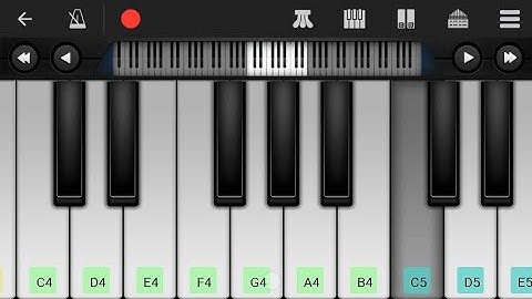 Barber - Adagio For String | Cover Piano | How To Play Piano Melody | Mobile Piano Tutorial| #jannat