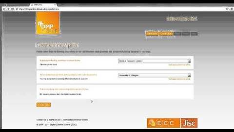 DMPonline screencast