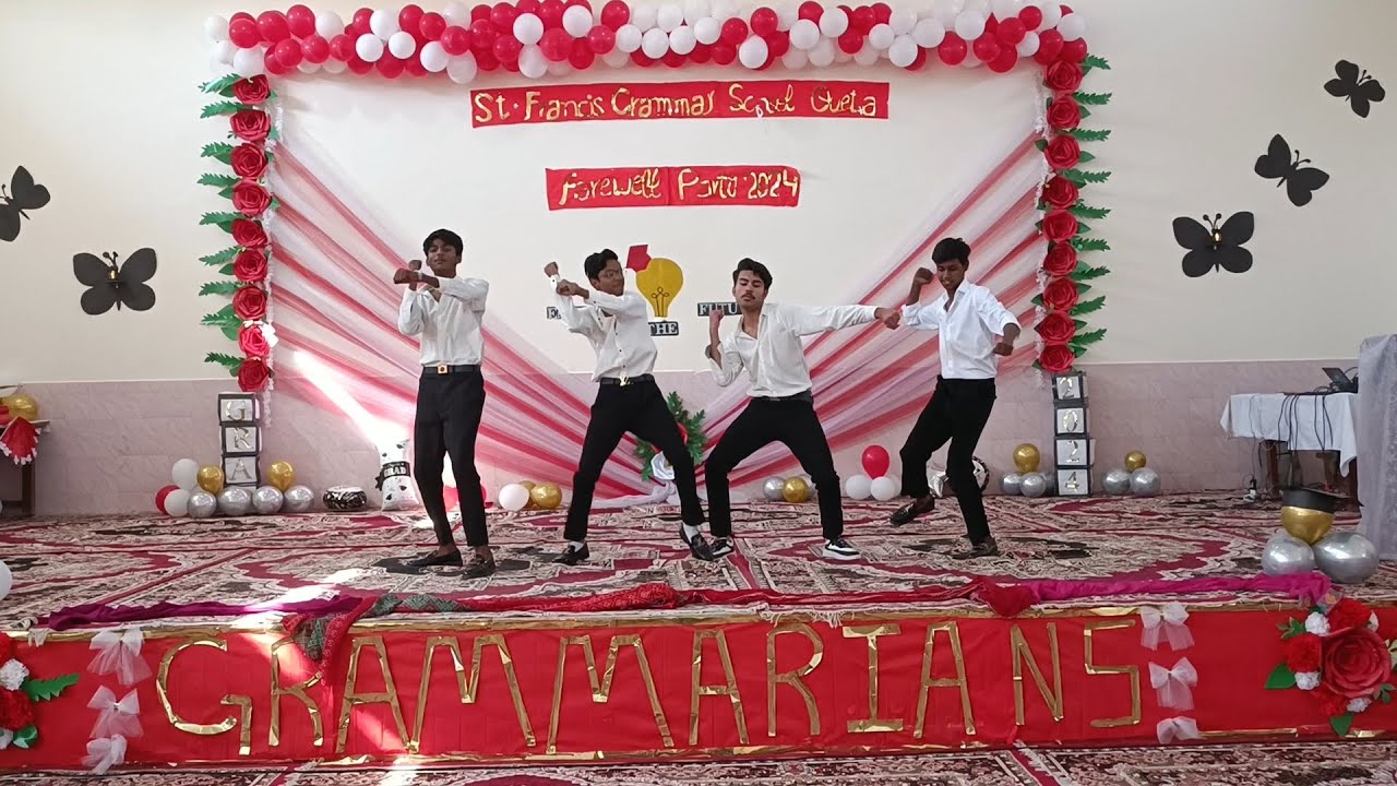 Epic Dance Performance on Mashup Song | 10th Class Farewell Party 2024 ...