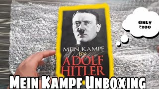 Autobiography of Adolf Hitler Book|| Mein Kampf|| Unboxing + Review|| #MeinKampf #BookHaul #Unboxing
