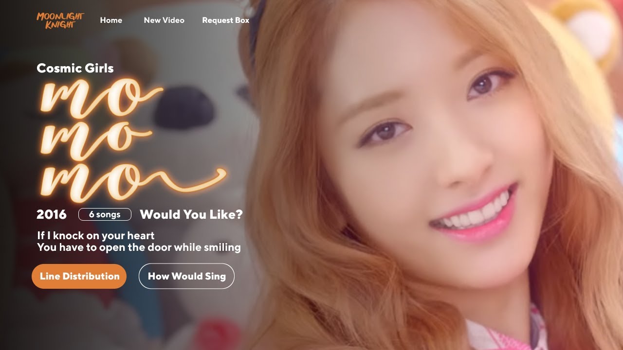 WJSN (Cosmic Girls) - MoMoMo 🌙 Line Distribution