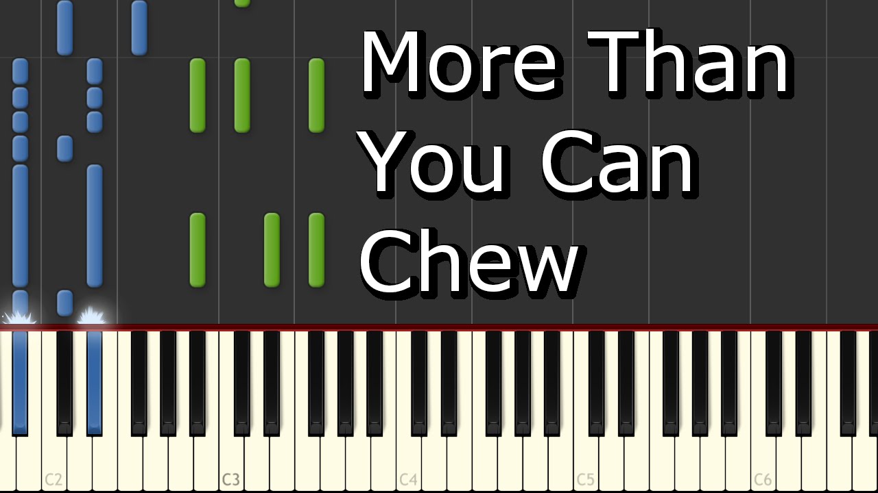 [Corroded - More Than You Can Chew] Piano Tutorial - YouTube