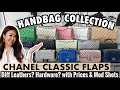 CHANEL BAG COLLECTION - CLASSIC FLAPS | Mini vs Sml vs M/L vs Jumbo | Leather/Hardware + Mod Shots