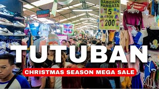 [4K] Christmas SALE ALL ITEMS in Tutuban Center Divisoria | Manila Malls Walk Tour (2023)