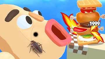 Count Master, Level Up Runner, Roof Rails Satisfying Mobile Game Video gameplay walkthrough