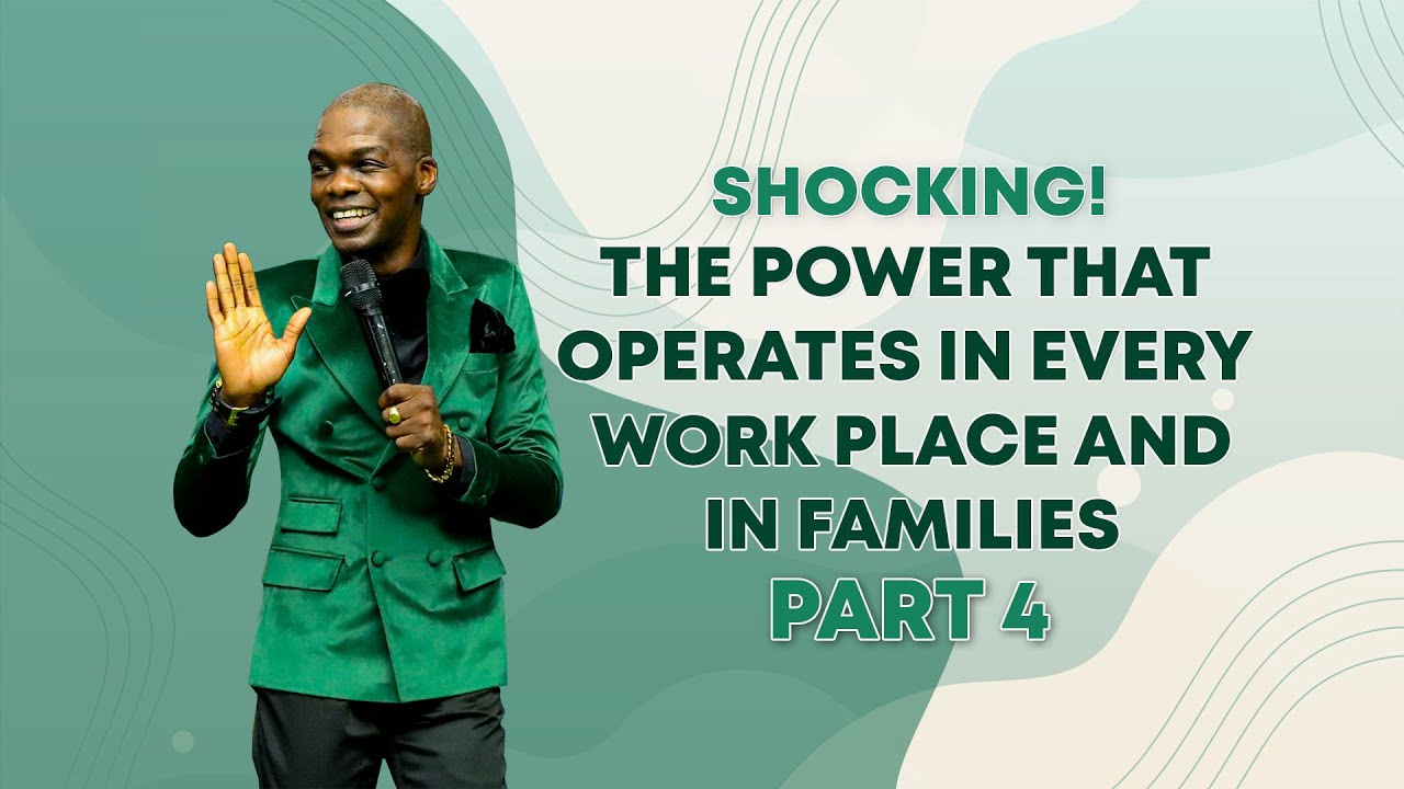 Shocking! The power that operates in every work place and in families ...