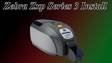 Zebra Zxp Series Installation || How To Install Zebra Zxp