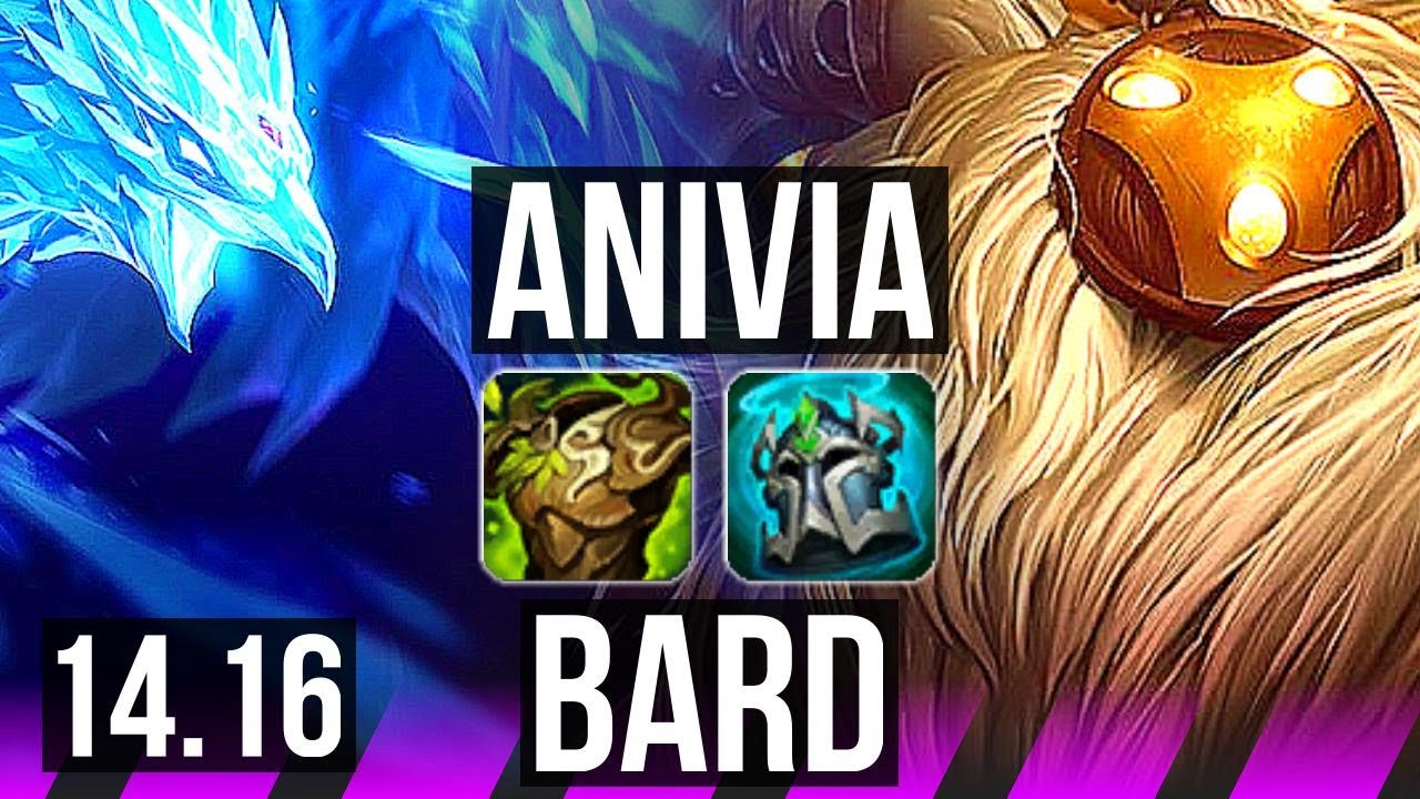 ANIVIA & Smolder vs BARD & Zeri (SUP) | 66% winrate, 4/4/18, Rank 10 Anivia | NA Challenger | 14.16