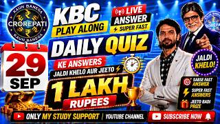 KBC Today Question 29 September 2026 | KBC 18 | KBC Answer Today | KBC Quiz | KBC Registration 2026 screenshot 5