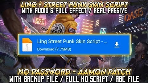 Ling Starlight Skin Script // Replace Default & Normal // Full Effect // With Backup File // No Pw