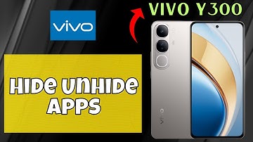 Hide Unhide Apps Vivo Y300 || How to add privacy permissions On apps || Apps settings  #latest