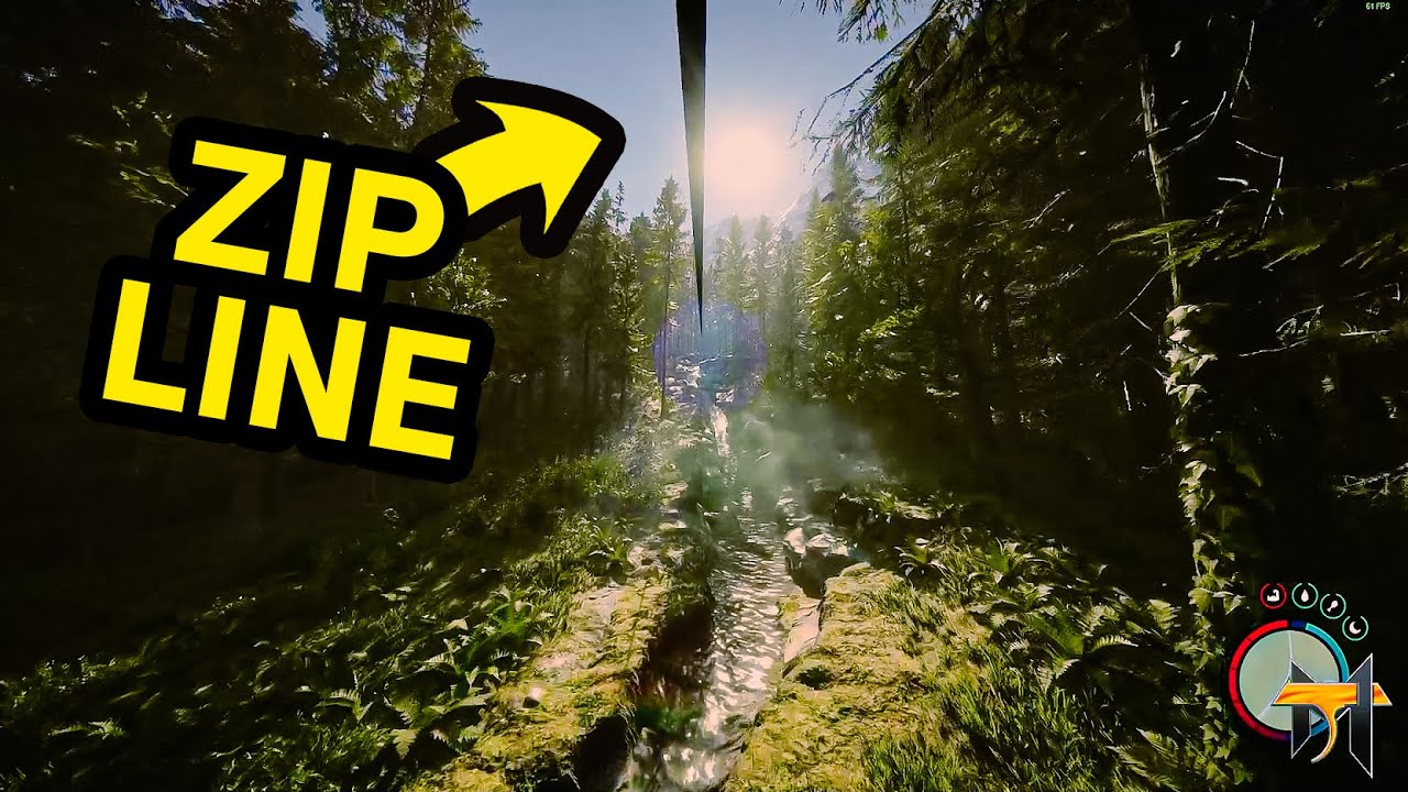Sons of the forest zipline tour Ground to mountains. - YouTube