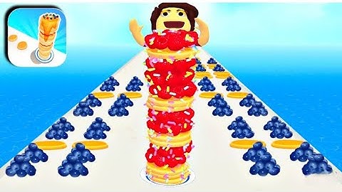 Pancakes Run Max Levels Gameplay || Big Update || Android iOS Gaming Channel  (125-127)