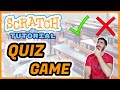 Scratch True/False Game Tutorial Quiz