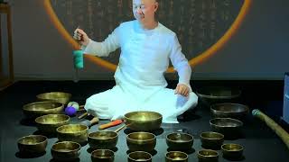 Tibetan Bowl Symphony: Healing Soundscapes:#singingbowl#meditationmusic#soundbathssleep