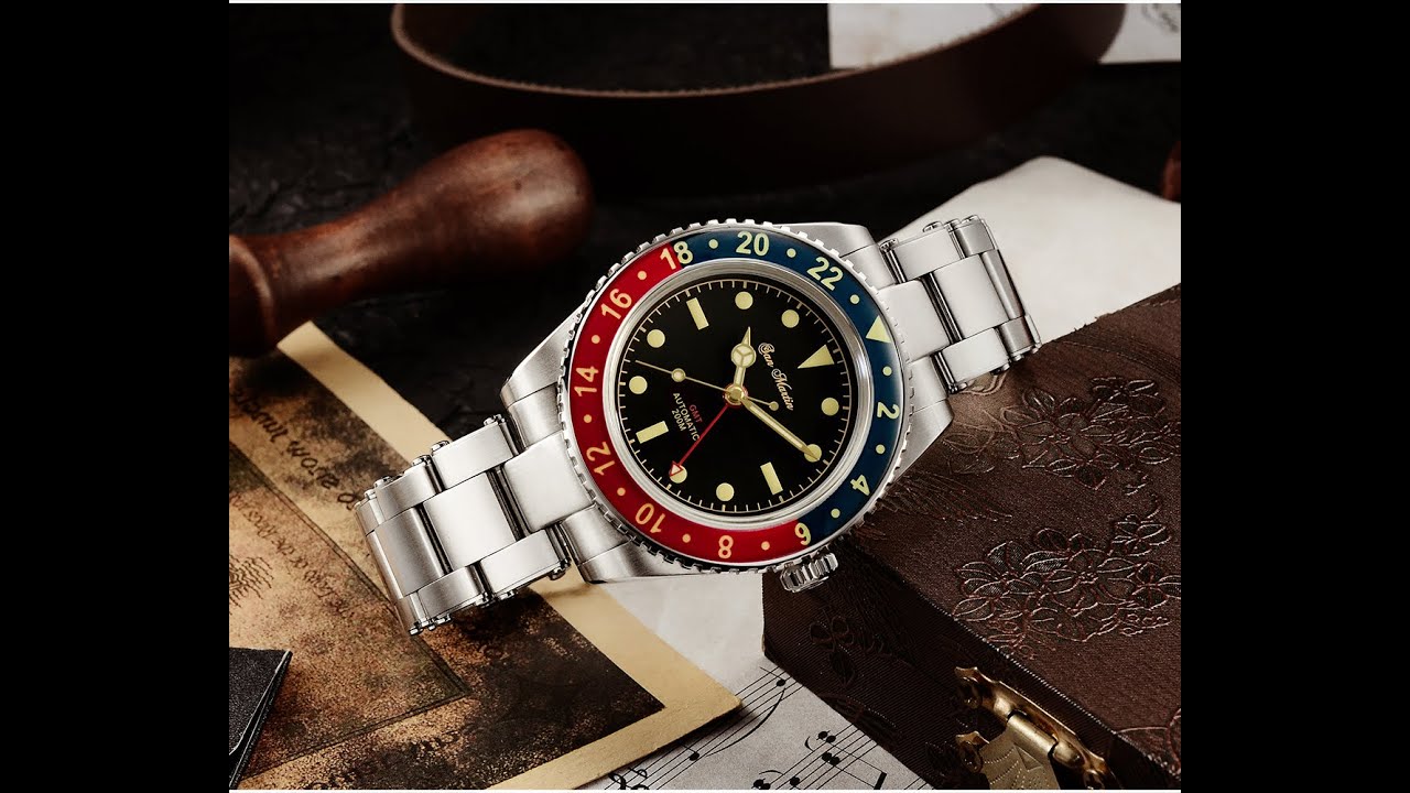 San Martin GMT diving watch Pepsi 