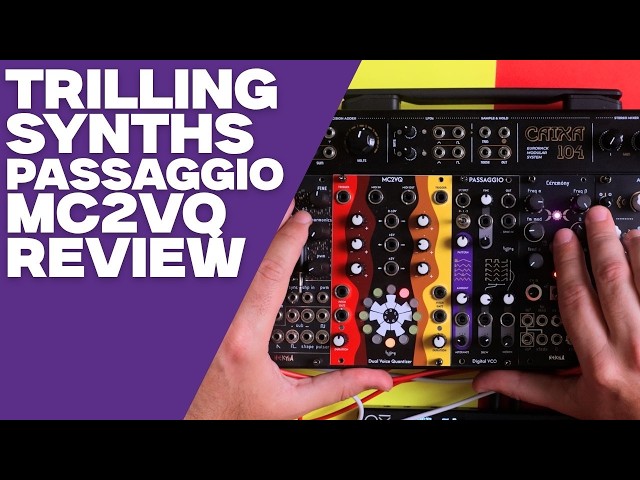 Mosaic Quantizer モジュラーシンセ Passaggio & MC2VQ - Modular Oscillator & Quantizer by Trilling