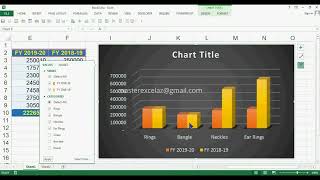 How to Apply Filter in Graph / Chart in MS Excel 2013