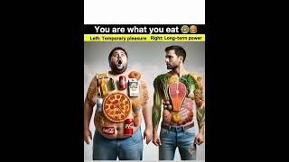 Healthy Body vs Unhealthy Body 🥗⚖️ Simple Health Tips for Better Life #Shorts