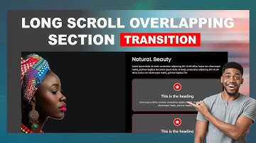Long SCROLL Item with Overlapping Section Transition Effect For FREE | Elementor Tutorial