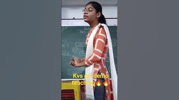 kvs prt demo teaching🔥🔥 with interview #class #prt #demoteaching #kvs #trending