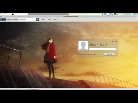 MDM Linux Login Manager Theme: LIMINALITY