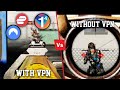 With VPN Vs Without Vpn in Codm