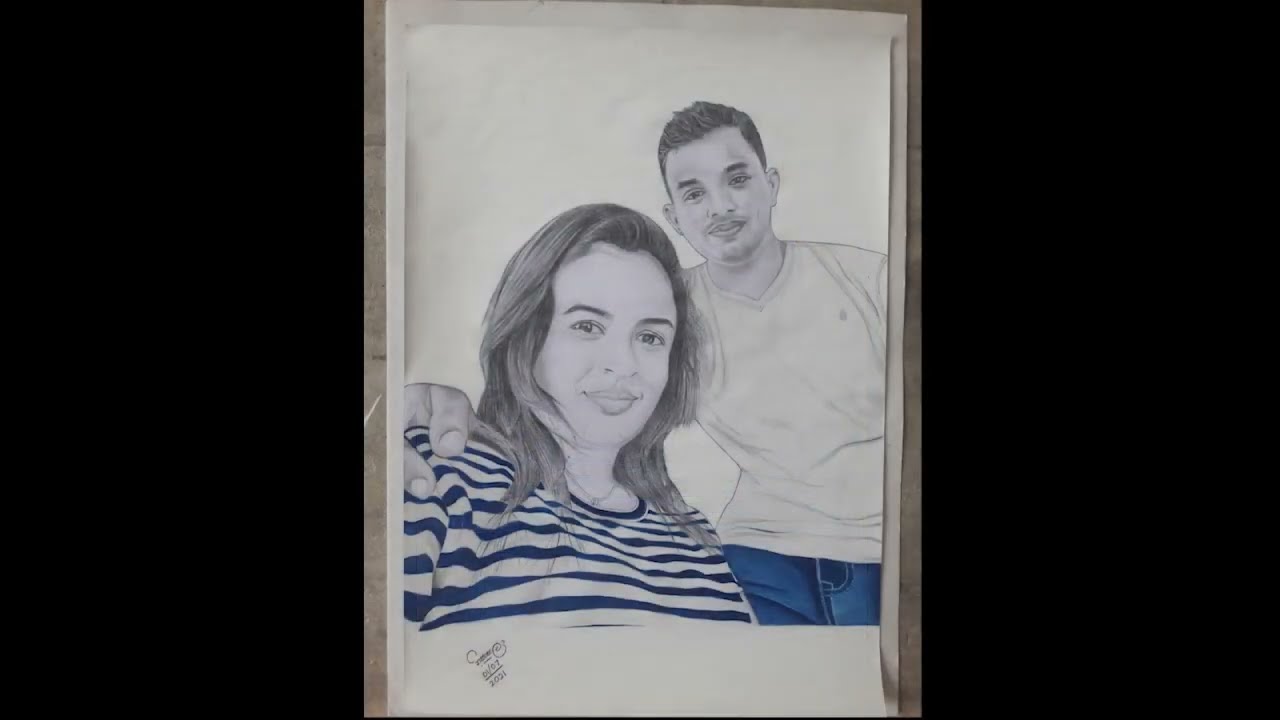 First Couple Drawing... ❤️❤️❤️