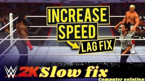 WWE GAME LAG AND SLOW PROBLEM SOLUTION #WWE2K20SLOW #WWE2KGAMESLOWISSUEFIX #WWEGAMEHAMGING