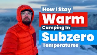 ⚠️ STOP BEING COLD WHEN CAMPING IN WINTER ❄️