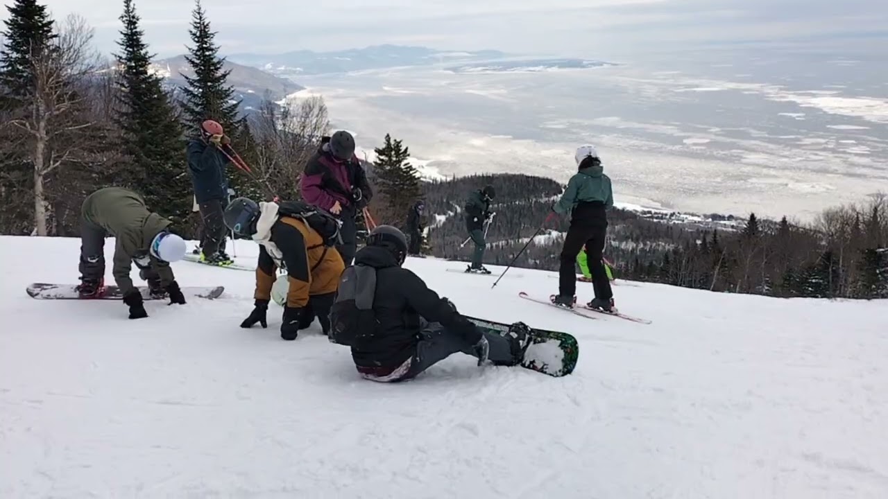 The scenery ski resort, Le Massif, Quebec City Canada