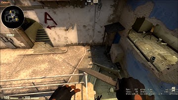 CS:GO de_mirage catwalk jump to window