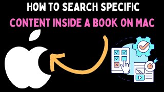 How to Search Specific Content Inside a Book on Mac