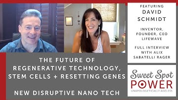 Regenerative Stem Cell Activating NanoTech w/David Schmidt - Founder, Inventor, CEO LifeWave & X39