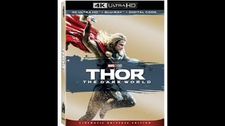 Thor The Dark World 2014 Blu-ray menu walkthrough