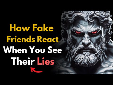 How FAKE Friends React When They Realize You’re No Longer Blind to Their Lies | Stoic Philosophy