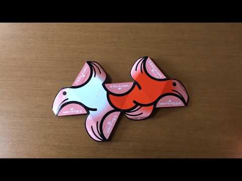 不思議な立体展開図「比翼の鳥」